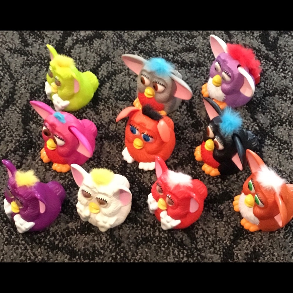 Furby Vintage McDonalds 1998 Toy Furbies Toys Figures Figurines Doll Happy Meal - Picture 8 of 13